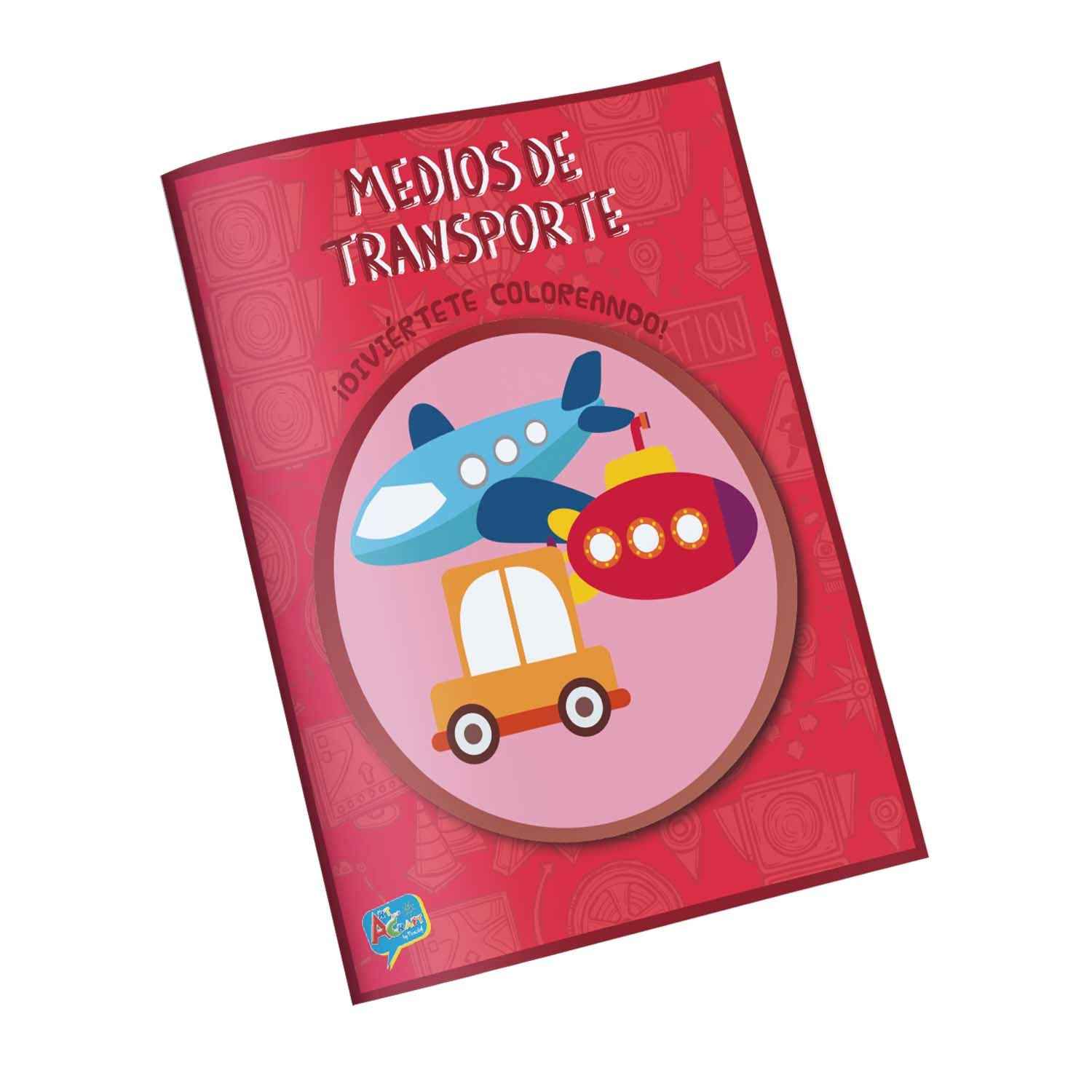 Libro Para Colorear - Medios De Transporte | Art & Craft